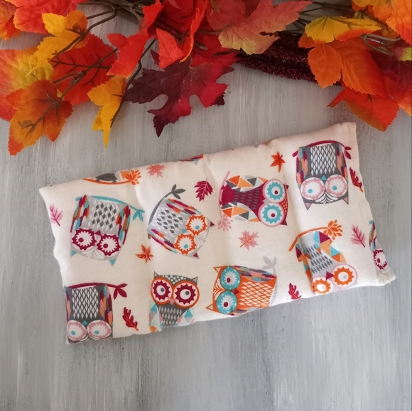 Microwavable Heating Pad Autumn Owls Heat Pack - Picture 4 of 7